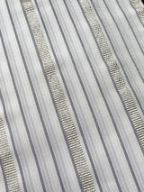 【期限特典/新作】超・半幅帯！大人の上質なリバーシブル小袋帯 網代麻葉 白鼠 博多織 [紅衣オリジナル]