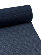 【早期特典/1点限定】女将も愛用！憧れのシャリ感 伝統的工芸品 十日町明石縮 立涌/留紺（とまりこん）　 ※手縫いマイサイズ仕立て - 木下着物研究所