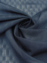 【早期特典/1点限定】女将も愛用！憧れのシャリ感 伝統的工芸品 十日町明石縮 立涌/留紺（とまりこん）　 ※手縫いマイサイズ仕立て - 木下着物研究所