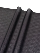 【早期特典/1点限定】女将も愛用！憧れのシャリ感 伝統的工芸品 十日町明石縮 立涌/黒橡色（くろつるばみいろ）　 ※手縫いマイサイズ仕立て - 木下着物研究所