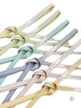 【各1点ずつ】お茶会や初釜にも！リバーシブルも魅力的！エレガント帯締　高麗組　銀暈し - 木下着物研究所