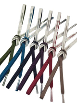 【各1点限定】お茶会や初釜にも！リバーシブルも魅力的！エレガント両面帯締 高麗組 銀暈し 濃色 - 木下着物研究所