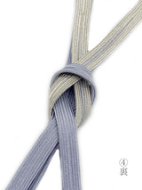 【各1点ずつ】お茶会や初釜にも！リバーシブルも魅力的！エレガント帯締　高麗組　銀暈し - 木下着物研究所