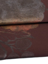 【期限特典/限定1点】最終/紅子所有で絶賛！至宝の 手織西陣織 名古屋帯　紫鳶地に蒔絵風光琳菊　 - 木下着物研究所