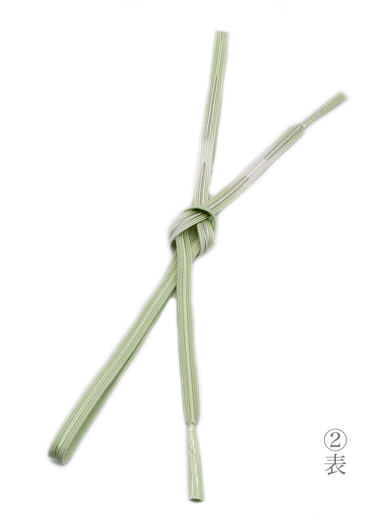 【各1点ずつ】お茶会や初釜にも！リバーシブルも魅力的！エレガント帯締　高麗組　銀暈し - 木下着物研究所