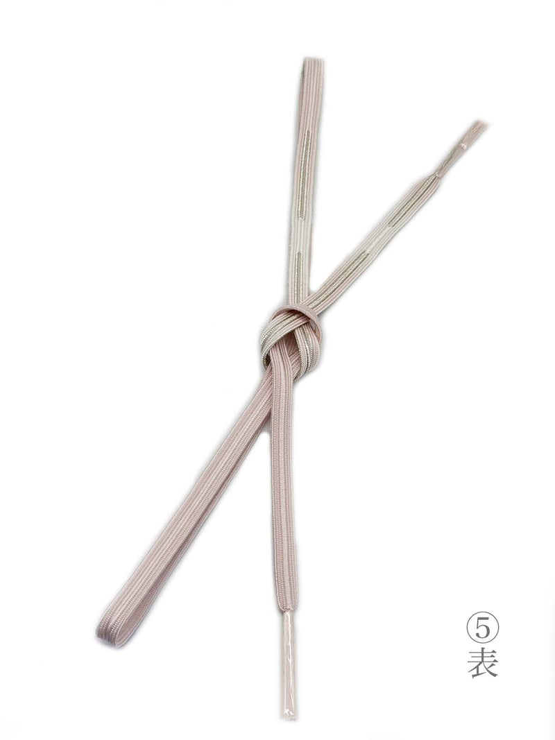 【各1点ずつ】お茶会や初釜にも！リバーシブルも魅力的！エレガント帯締　高麗組　銀暈し - 木下着物研究所