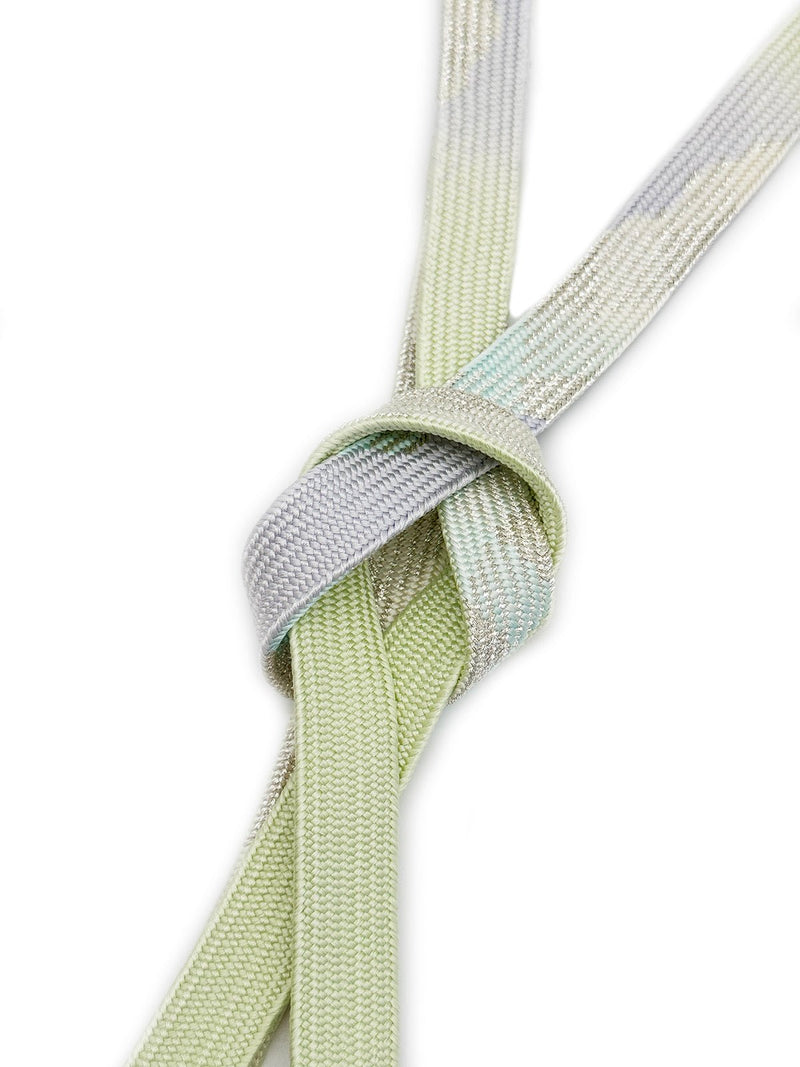 【各1点ずつ】お茶会や初釜にも！リバーシブルも魅力的！エレガント帯締　高麗組　銀よろけ - 木下着物研究所