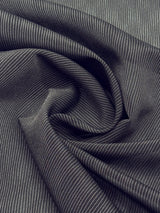 【早期特典/1点限定】女将も愛用！憧れのシャリ感 伝統的工芸品 十日町明石縮 立涌/黒橡色（くろつるばみいろ）　 ※手縫いマイサイズ仕立て - 木下着物研究所