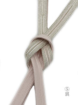 【各1点ずつ】お茶会や初釜にも！リバーシブルも魅力的！エレガント帯締　高麗組　銀暈し - 木下着物研究所