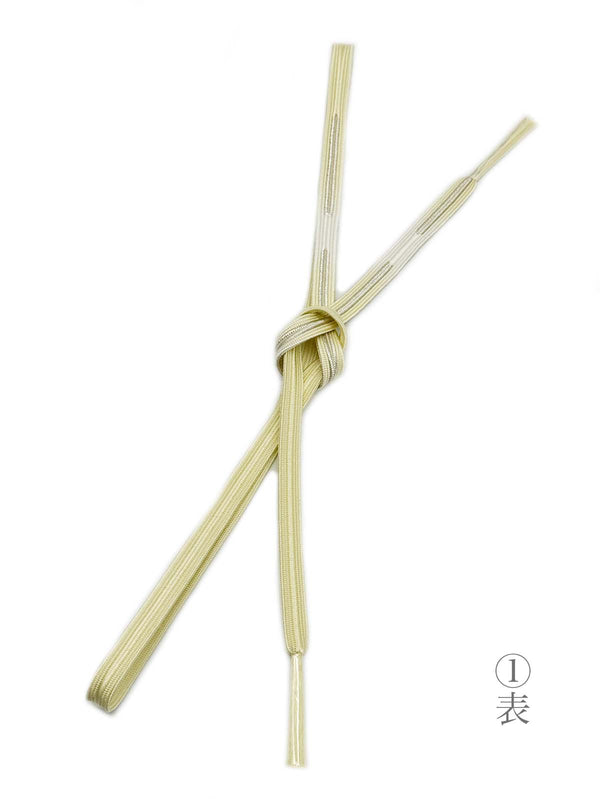 【各1点ずつ】お茶会や初釜にも！リバーシブルも魅力的！エレガント帯締　高麗組　銀暈し - 木下着物研究所