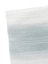 【限定1点/※袋帯も可】 幅広いシーンに使える！程よいキラキラ 西陣織九寸名古屋帯　曙光錦 白×青緑 - 木下着物研究所