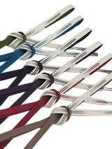 【各1点限定】お茶会や初釜にも！リバーシブルも魅力的！エレガント両面帯締 高麗組 銀暈し 濃色 - 木下着物研究所