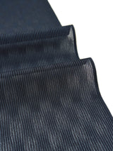 【早期特典/1点限定】女将も愛用！憧れのシャリ感 伝統的工芸品 十日町明石縮 立涌/留紺（とまりこん）　 ※手縫いマイサイズ仕立て - 木下着物研究所