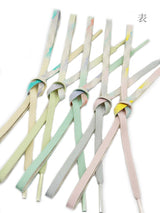 【各1点ずつ】お茶会や初釜にも！リバーシブルも魅力的！エレガント帯締　高麗組　銀よろけ - 木下着物研究所