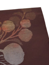 【期限特典/限定1点】最終/紅子所有で絶賛！至宝の 手織西陣織 名古屋帯　紫鳶地に蒔絵風光琳菊　 - 木下着物研究所