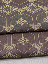 【限定１点/見える福袋28万円←63万円相当】④色無地/薄砂色　袋帯/若松菱　帯締/薄黄色 2026年初商 - 木下着物研究所