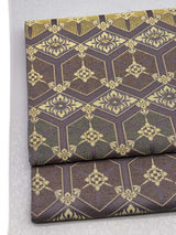 【限定１点/見える福袋28万円←63万円相当】④色無地/薄砂色　袋帯/若松菱　帯締/薄黄色 2026年初商 - 木下着物研究所