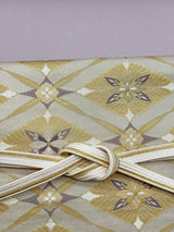 【限定１点/見える福袋30万円←65万円相当】③色無地/鴇鼠色　袋帯/錦花菱藤　帯締/白立て分金 2026年初商 - 木下着物研究所