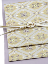 【限定１点/見える福袋30万円←65万円相当】③色無地/鴇鼠色　袋帯/錦花菱藤　帯締/白立て分金 2026年初商 - 木下着物研究所