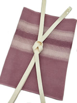 【限定各１点/見える福袋 1.4万円←3.5万円相当】上質なオシャレ小物セット⑦帯揚/牡丹鼠　帯締/乳白色　2026年初商 - 木下着物研究所