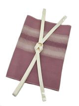 【限定各１点/見える福袋 1.4万円←3.5万円相当】上質なオシャレ小物セット⑦帯揚/牡丹鼠　帯締/乳白色　2026年初商 - 木下着物研究所