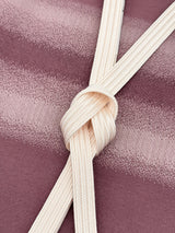 【限定各１点/見える福袋 1.4万円←3.5万円相当】上質なオシャレ小物セット⑦帯揚/牡丹鼠　帯締/乳白色　2026年初商 - 木下着物研究所