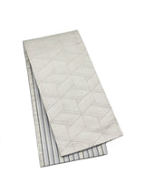 【期限特典/新作】超・半幅帯！大人の上質なリバーシブル小袋帯 網代麻葉 白鼠 博多織 [紅衣オリジナル]