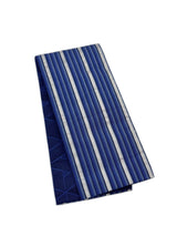 【期限特典/新作】超・半幅帯！大人の上質なリバーシブル小袋帯 網代麻葉 紺青色 博多織 [紅衣オリジナル]