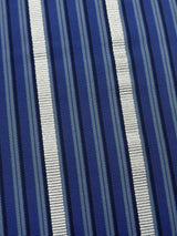 【期限特典/新作】超・半幅帯！大人の上質なリバーシブル小袋帯 網代麻葉 紺青色 博多織 [紅衣オリジナル]