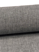 【期限特典/少量】綿麻着物 小格子　黒×白※マイサイズ仕立て