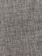 【期限特典/少量】綿麻着物 小格子　黒×白※マイサイズ仕立て