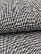 【期限特典/少量】綿麻着物 小格子　黒×白※マイサイズ仕立て