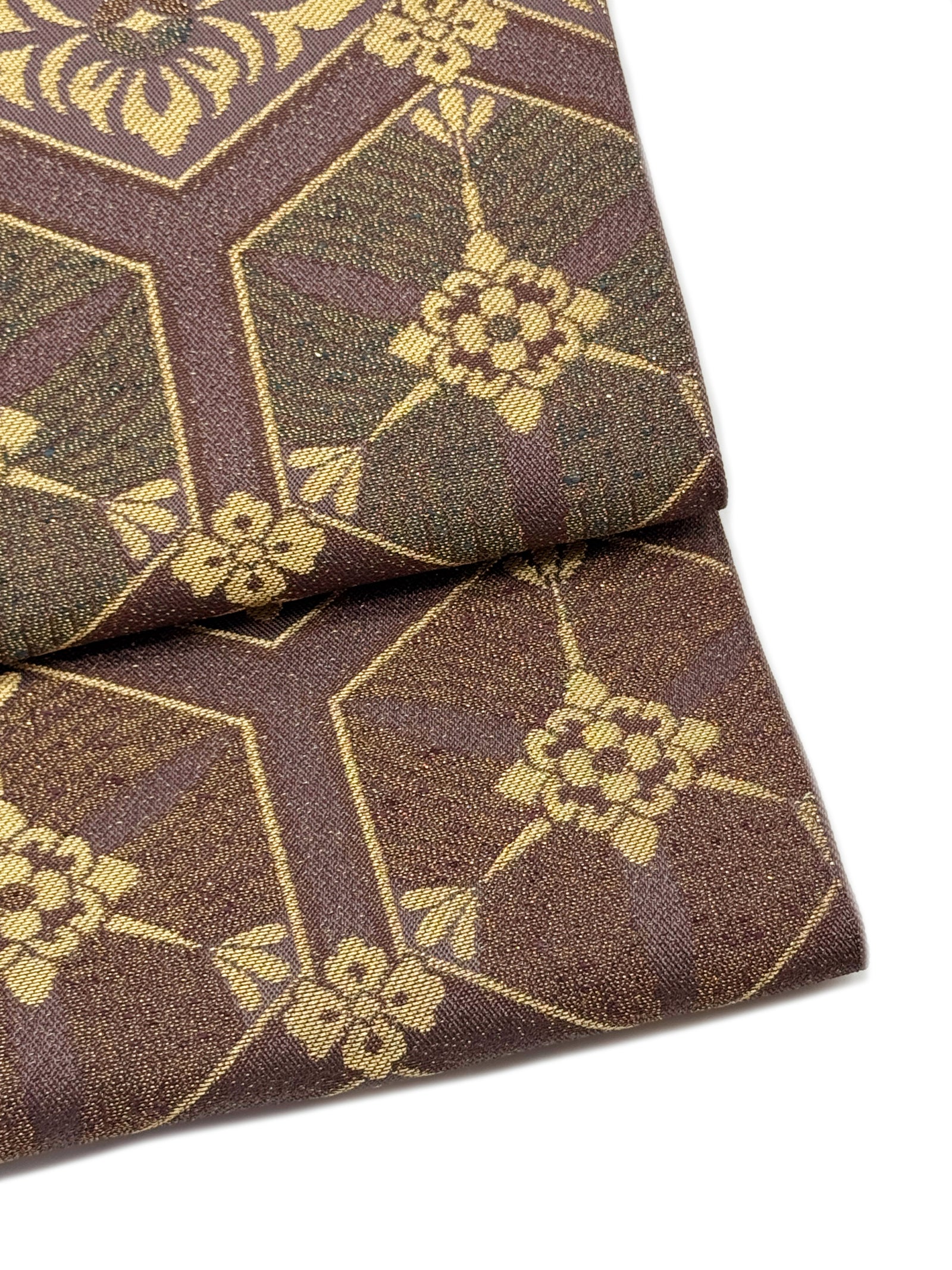 期限特典】限定1点 大丈夫！と安心感のある西陣織 本袋袋帯 若松菱