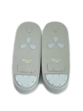 少量再入荷【M/Lサイズ】憧れの帯を使用した鼻緒が魅力的！ 鼻緒/針屋金襴・台/薄鼠 S/M/L/LLサイズ　[紅衣オリジナル]
