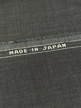 【新作/早割特典】スーツ生地の着物 ④焦茶霞縞（手縫仕立代込み） ※生地確認できます