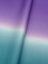 【新色】二色暈し 艶帯揚　ナイルブルー×藤紫[紅衣オリジナル]