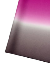 【新色】二色暈し 艶帯揚　ラズベリーレッド×ビターチョコレートブラウン [紅衣オリジナル]