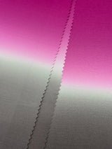 【新色】二色暈し 艶帯揚　ラズベリーレッド×ビターチョコレートブラウン [紅衣オリジナル]