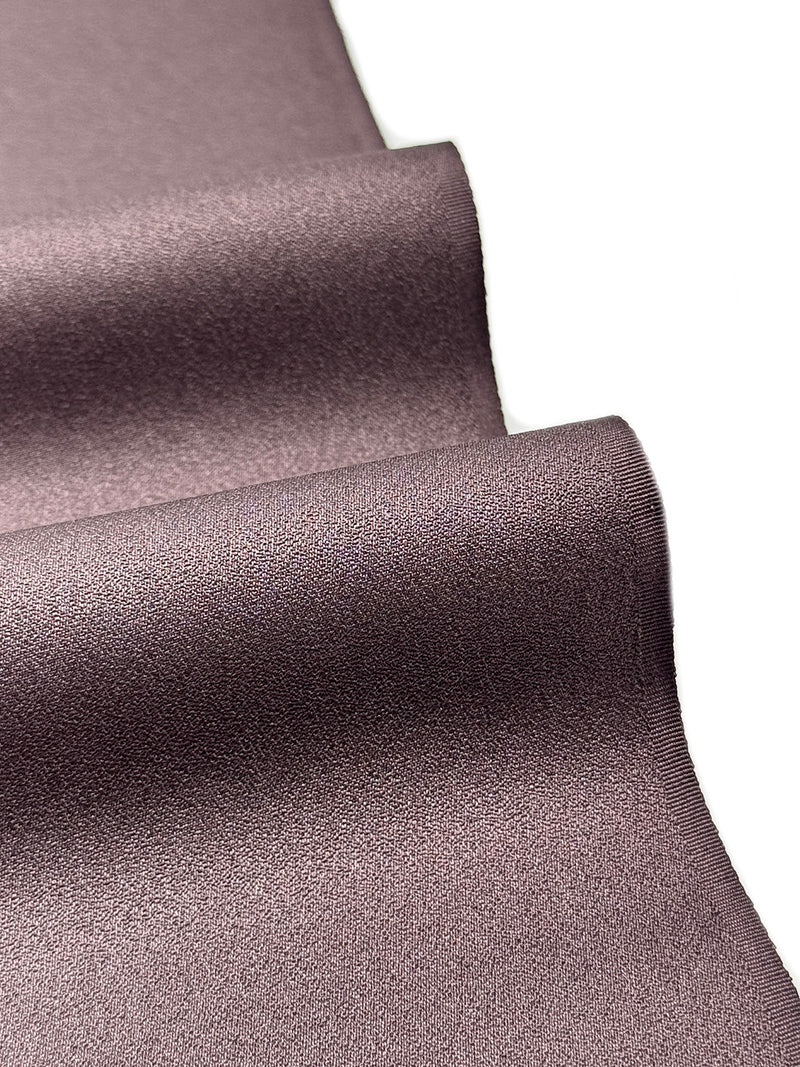 【新色】二色暈し 艶帯揚　ラズベリーレッド×ビターチョコレートブラウン [紅衣オリジナル]