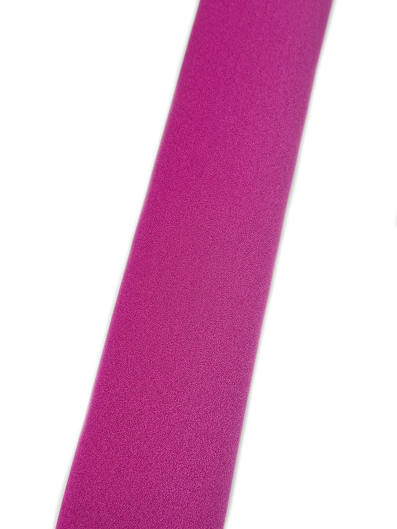 【新色】二色暈し 艶帯揚　ラズベリーレッド×ビターチョコレートブラウン [紅衣オリジナル]