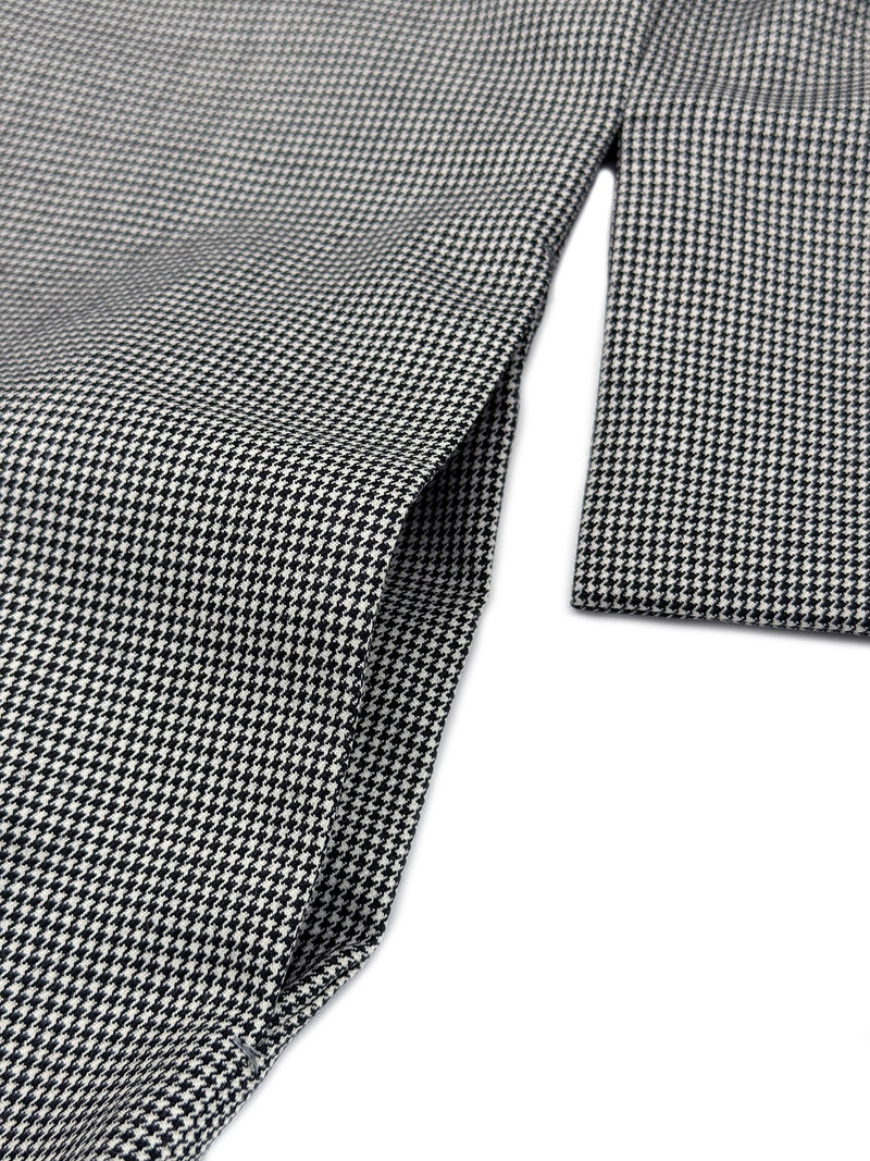 【期限特典/受注】 衿元もシルエットもスッキリ！美衿コート 大人可愛い！千鳥格子　[紅衣オリジナル]