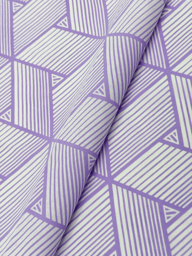 【新色】わかる人にわかる！オリジナル手ぬぐい(注染) 網代麻葉 白×藤色