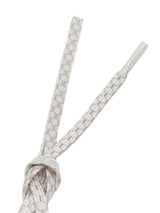 【残わずか】華やかな装いはお任せ　貝の口組　手組み帯締　亀甲柄　白銀