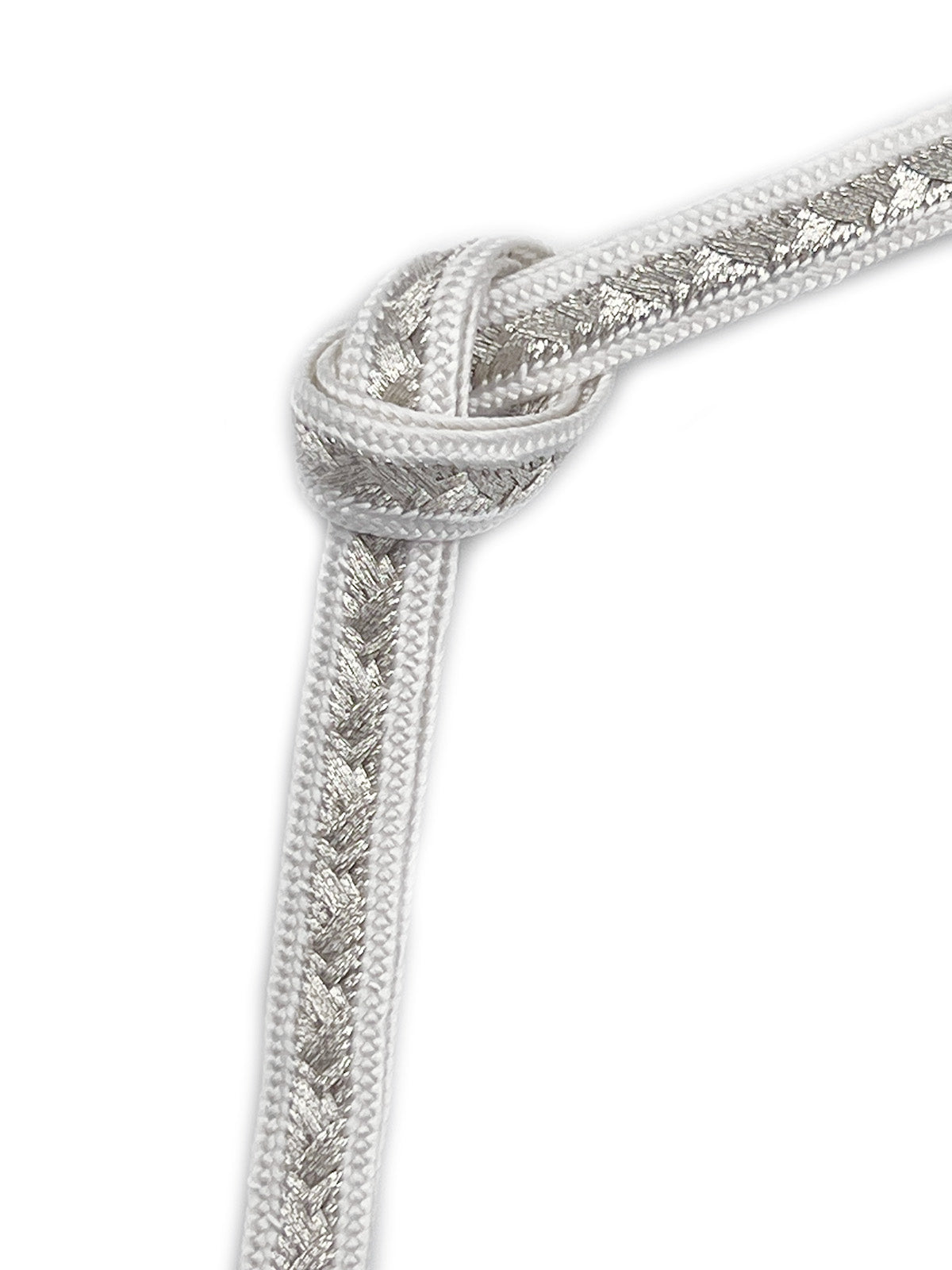 白シルバーにキラキラ☆のだらりの帯 白シルバーにキラキラ☆のだらりの帯