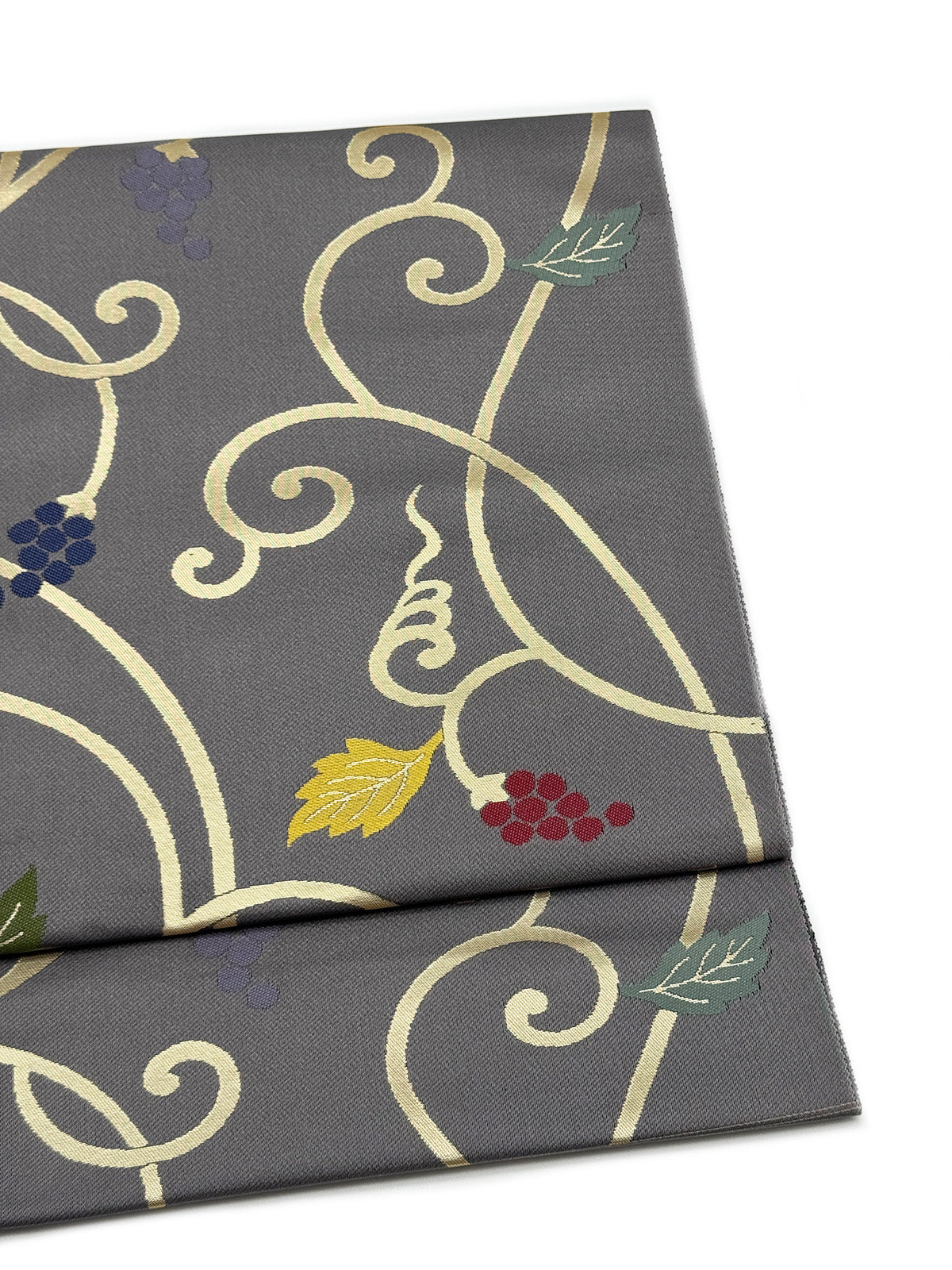 250回記念】1点限定 茶道におすすめ西陣織九寸名古屋帯 ③葡萄唐草