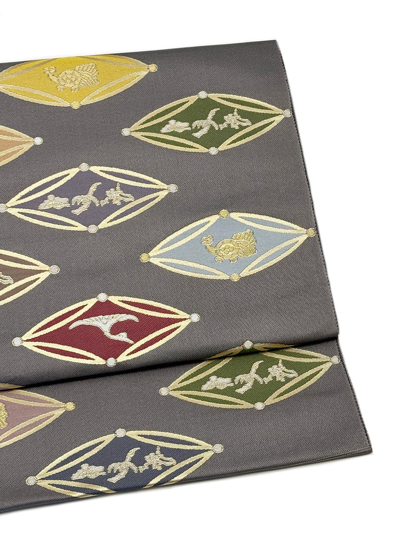 250回記念】1点限定 茶道におすすめ西陣織九寸名古屋帯 ②七宝文様