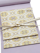 【限定１点/見える福袋30万円←65万円相当】③色無地/鴇鼠色　袋帯/錦花菱藤　帯締/白立て分金 2026年初商