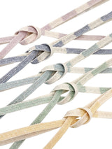 【少量入荷】涼しげ×大人POPが楽しい！レース組帯締　波文様　単衣夏物　５配色 - 木下着物研究所