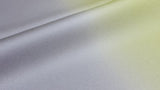 【少量再入荷】二色暈し 艶帯揚　薄檸檬×銀鼠 [紅衣オリジナル]