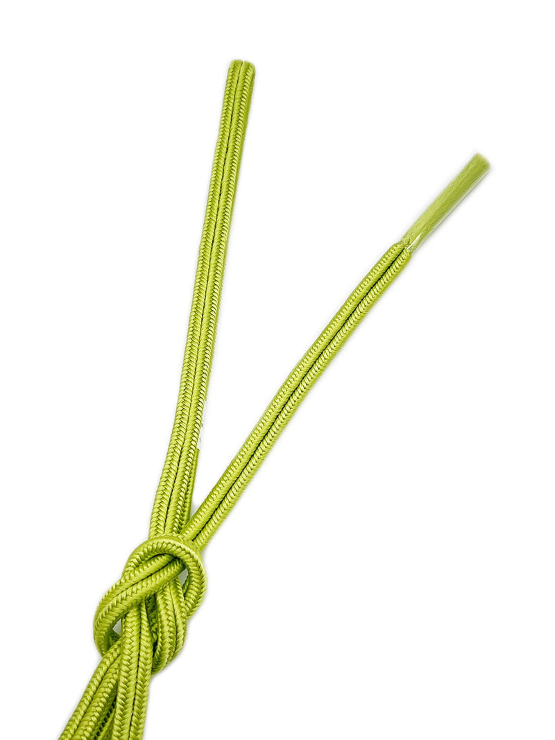 【新色/少量入荷】ゆるぎ組手組帯締 若草色 [紅衣オリジナル] - 木下着物研究所